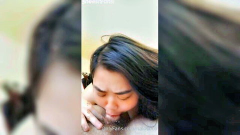 Halo Spice aka Halococo giving intense Asian blowjob in OnlyFans video