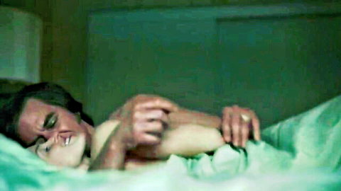 Jessica Chastain nude tits in intense sex scene with partner in bed, George & Tammy