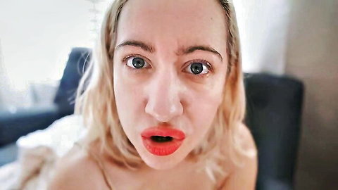 Lalunalewd mean step mommy blowjob punishment close-up