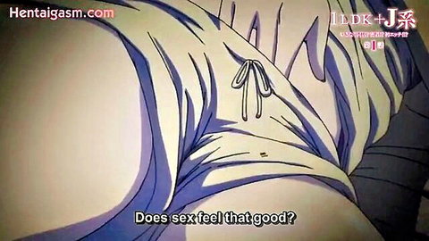 Hentai anime girl exposing pink pussy with white panties pulled aside