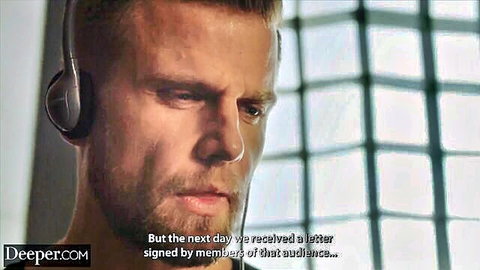 Deeper studio scene: Actor in headphones receives audience letter, from Valentina DP video