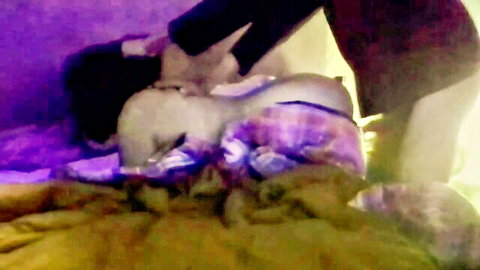 Desperate older woman yielding to hard doggy style pounding from behind