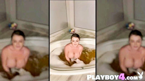 Sophie Dee huge boobs nude in bubbly bath
