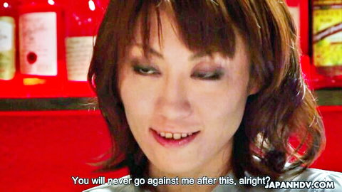 Nanako Misaki smiling seductively in JAV forbidden relationship scene