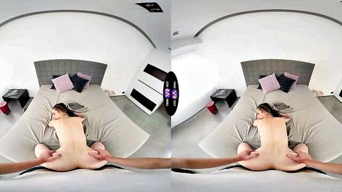 Nicole Sweet nude riding big cock in steamy VR sex scene