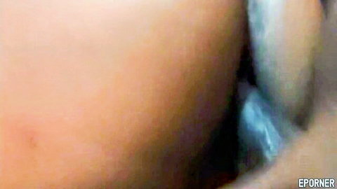 SSBBW ebony woman in hard fuck with black man, curvy body closeup