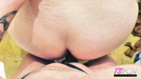 Katerin Britz trans big ass POV squatting close-up