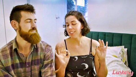 Savannah Rites and Harry in intimate couple tease, black dress