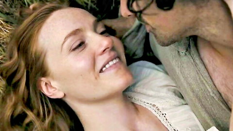 Hermione Corfield intimate smile with partner in Outlander prequel scene