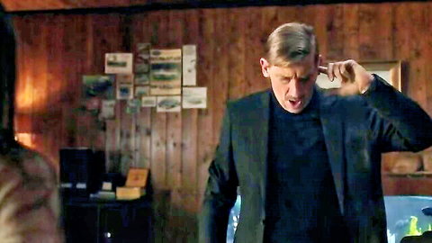 Intense suited man in dramatic scene from Fair Trade 2021 nude celeb compilation