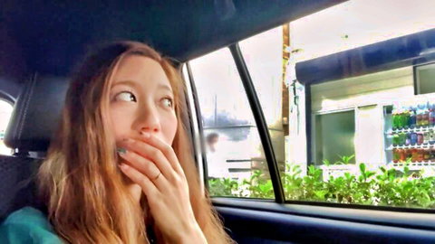 Surprised mature Asian housewife in car, veteran affair sex thumbnail part 1