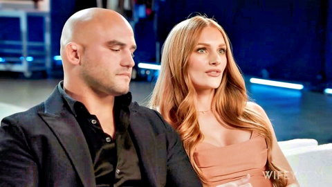 Bald husband Matt and redhead wife Jessi in hotwife interview