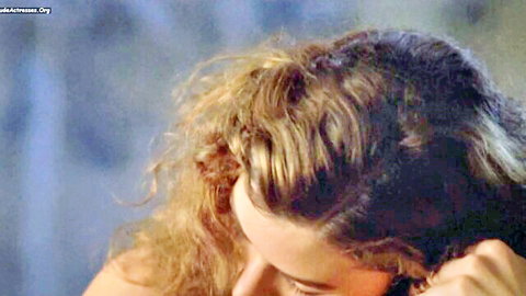 Carré Otis close-up portrait in Wild Orchid 1989 erotic scene