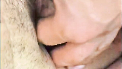 Close-up of woman giving blowjob to neighbor boy
