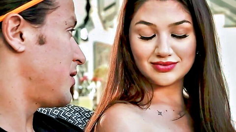 Curvy Latina neighbor with big tits posing nude for drawing