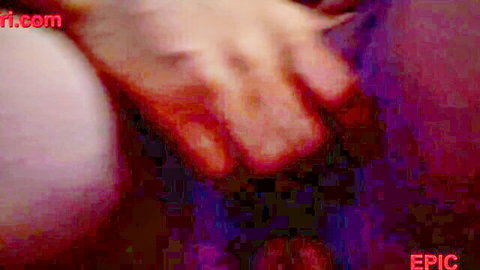 Close-up of college teen's anal penetration and orgasm with EboBlack