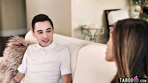 Alexia Anders chats with Juan Loco as teasing Asian teen neighbor sans panties