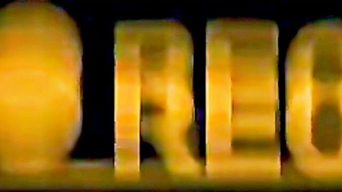 Glowing gold 'OREO' text on black background, stylized thumbnail for Skirk x Futa Mavuika Genshin Impact hentai