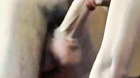 Light-skinned woman penetrated vaginally from behind in close-up