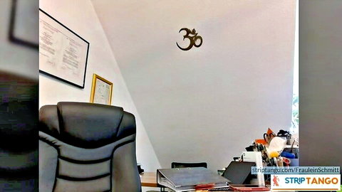 FrauleinSchmitt erotic striptease display in webcam setup