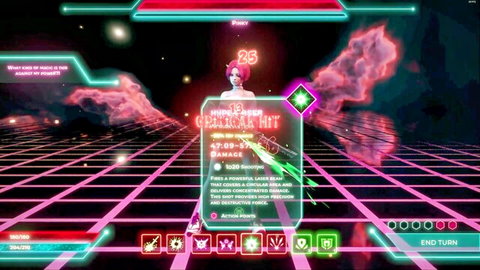 Pinky vampire in cyberpunk fuck-a-thon, genital hit action by TheCummerBay