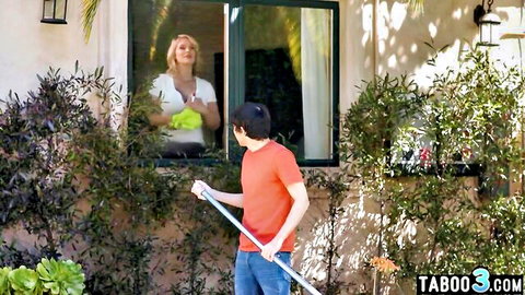 Rachael Cavalli shocked as stepson peeks through window in taboo scene