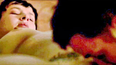 Raquel Martínez peacefully sleeping in bed, close-up from Diet of Sex (2014)