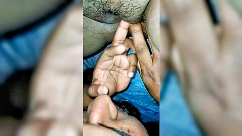Horny Indian GF gets pussy licked by bestie in close-up intimate scene