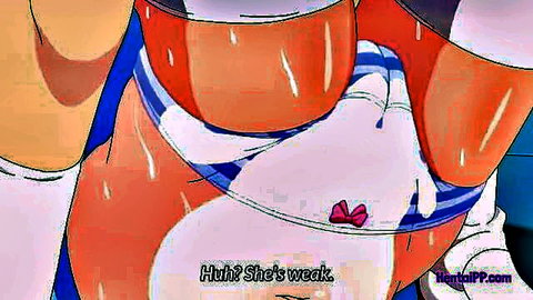 Horny stepmom in tight bikini hentai scene with cumshot