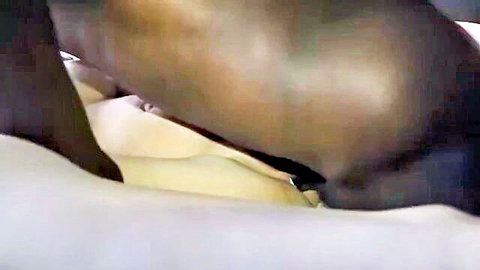 Interracial BBC breeding white wife in explicit penetration scene