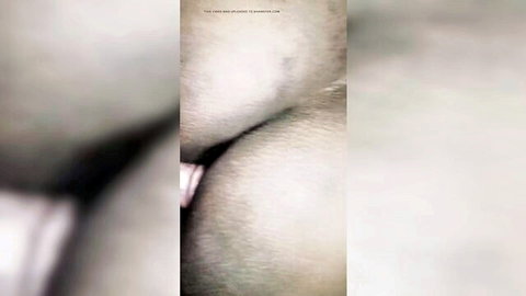 Blurry close-up of beautiful step sister's nude breasts in sex scene
