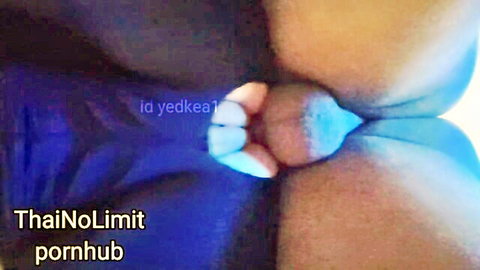 ThaiNoLimit 18yo yoga creampie, tight Thai pussy stretched in explicit penetration