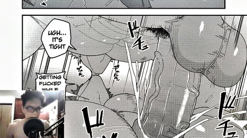 YaoiMangaASMR in intense hentai penetration scene from TSUKASAs Jizz-shotgun