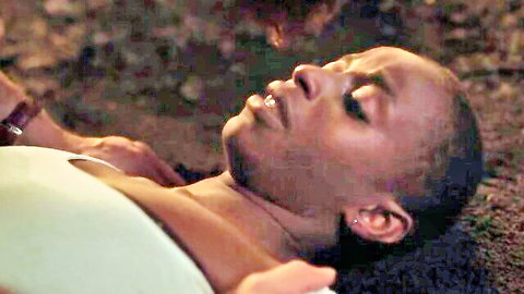 Elise Schaap nude tits exposed in Stromboli (2022) sex scene