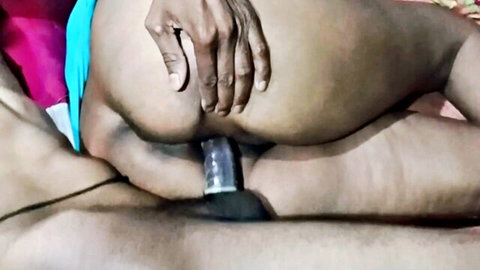 Desi Bhabhi big ass doggy style penetration, amateur Indian couple sex