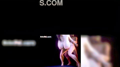 CG animated women with huge growing tits and asses in explicit hentai scene