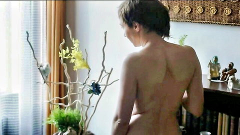 Johanna Wokalek nude backside view in Freiheit 2017 explicit scene