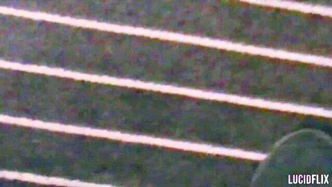 Megan Mistakes in striped pattern close-up, LUCIDFLIX VHSex Episode 6