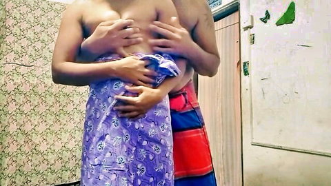 Sensual topless embrace with SamithU1024 and his wife in romantic adventure