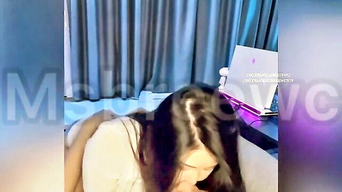 Msbreewc's hot Japanese body, big tits, and ass up pose on OnlyFans
