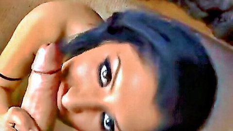 Sativa Rose intense eye contact POV blowjob close-up