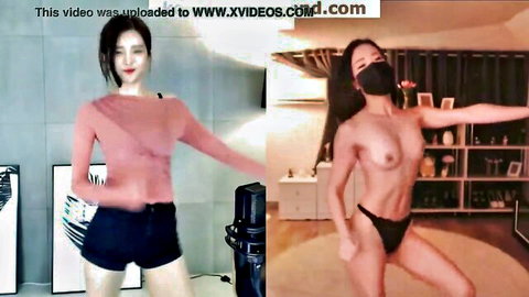 Kpop idol lookalike topless in black panties sexy pose