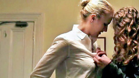 Abi Casson Thompson nude tits in intimate lesbian scene from An Assassin Walks Through the Trees