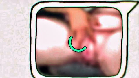 Close-up of Momo's intimate area in animated Jason and Momo by Lewd Froggo
