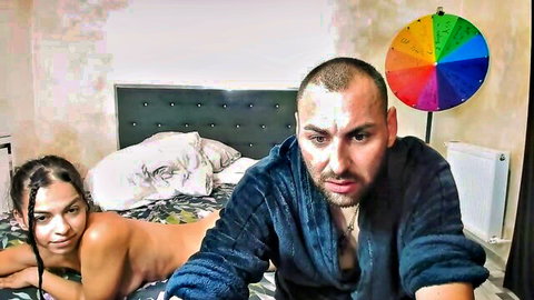 Wildlovers24 brunette couple in steamy anal deepthroat Chaturbate show