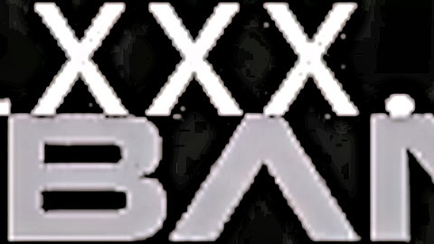 Banned XXX adult content screen with white censorship overlay on black background
