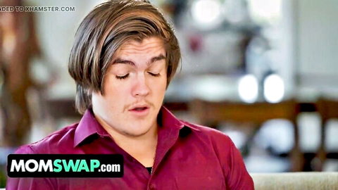 Stepsons motivated by MILFs Jenna Noelle & Athena Anderson in hot sex scene
