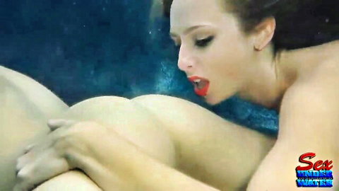 Taylor Whyte in steamy underwater lesbian oral sex scene