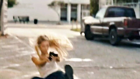 Gia Skova nude tits exposed running in The Serpent 2021 action scene