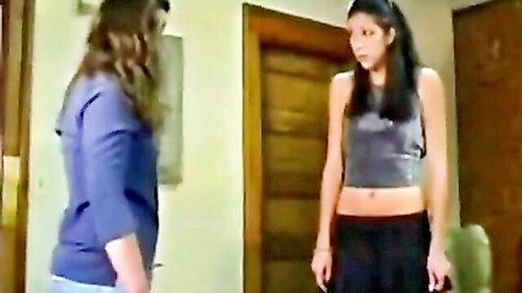 Strict teacher confronts prankster student in punishment scene